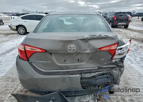 2017 Toyota Corolla L из США, поврежденный, VIN 2T1BURHE4HC830399